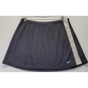 Vintage Women's Nike White Tag Side Snap Skirt Size Medium  Made in USA Tennis